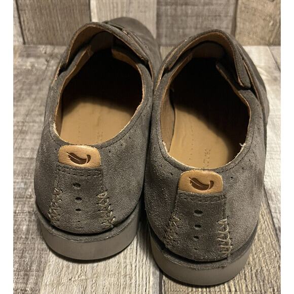 CLARKS ARTISAN BROWN SUEDE UNSTRUCTURED SHOES SIZE 9 1/2 - Picture 3 of 6